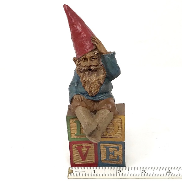 Tom Clark SPOCK LOVE Gnome VTG 1983 Signed - Picture 9 of 11